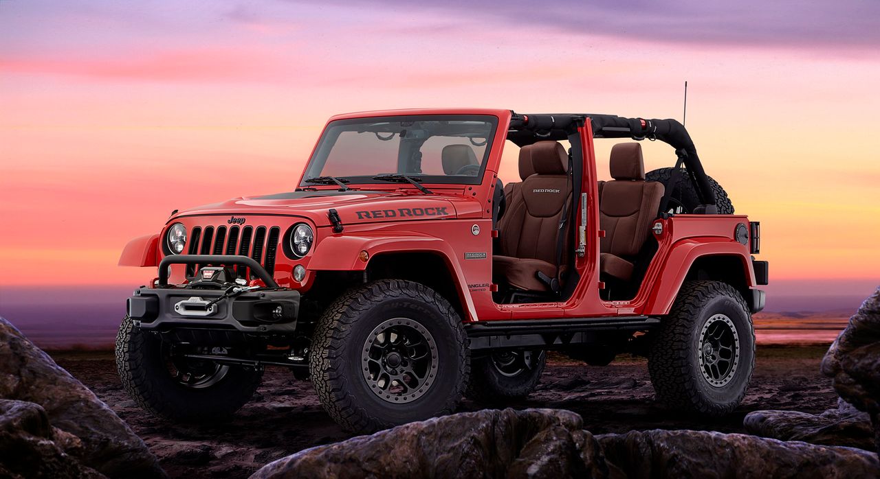 Zdecydowanie najciekawszymi wozami koncernu FCA będą Jeep Wrangler Red Rock...