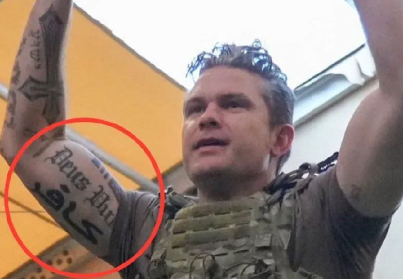 Sekretarz obrony USA zrobił tatuaż. Amerykańscy muzułmanie oburzeni