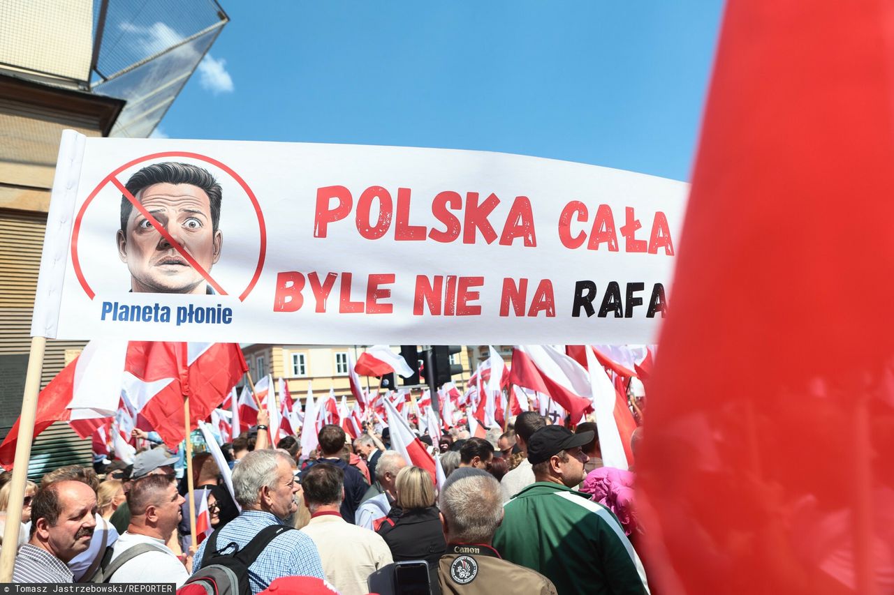 Transparenty na marszach