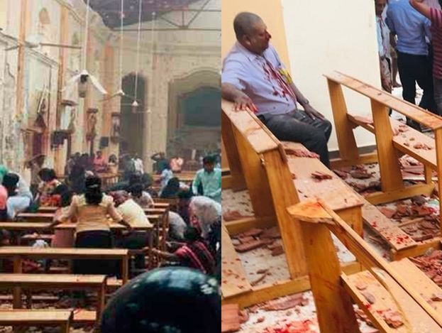 Zamachy w kościołach katolickich. W 6 eksplozjach zginęło 138 osób, a 400 zostało rannych