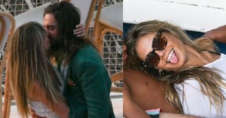 Rozłożona na łódce Heidi Klum chwali się obrączką (FOTO)