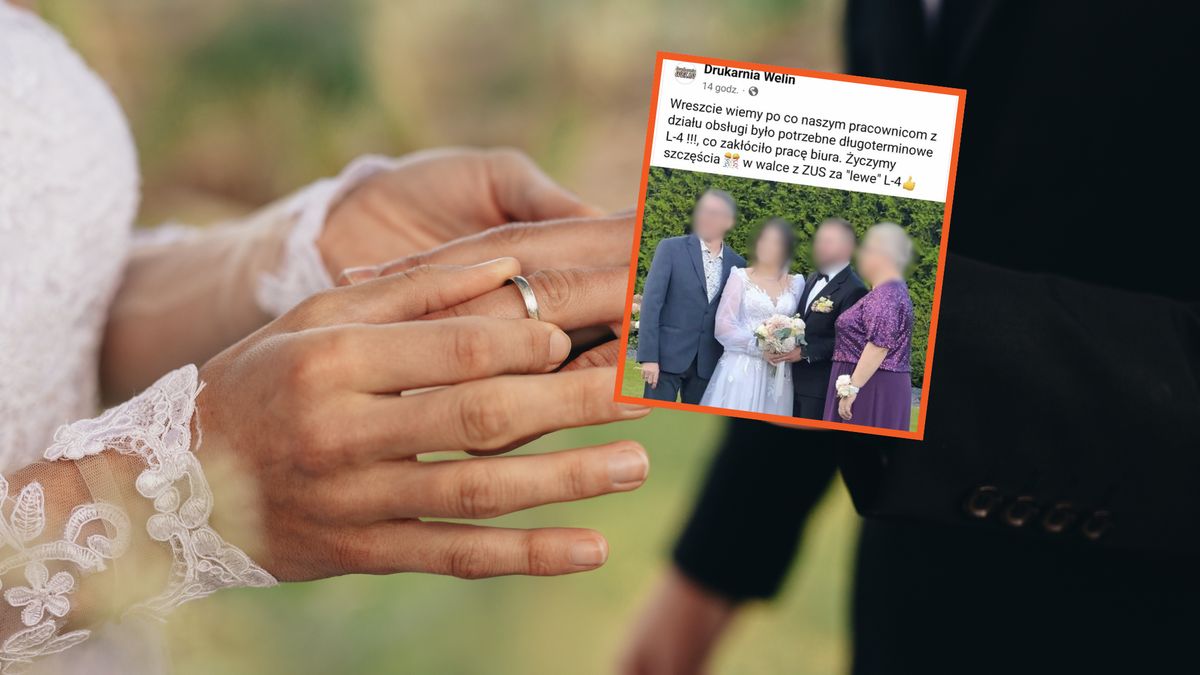 Wzięły L4 na ślub