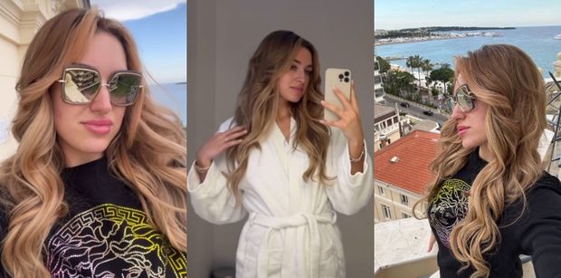 Caroline Derpienski melduje się w Cannes i nadaje ze słynnego hotelu. Cena za noc to nawet kilkanaście tysięcy złotych