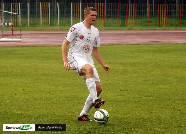 Daniel Brud dwukrotnie w pierwszej połowie umieścił piłkę w siatce