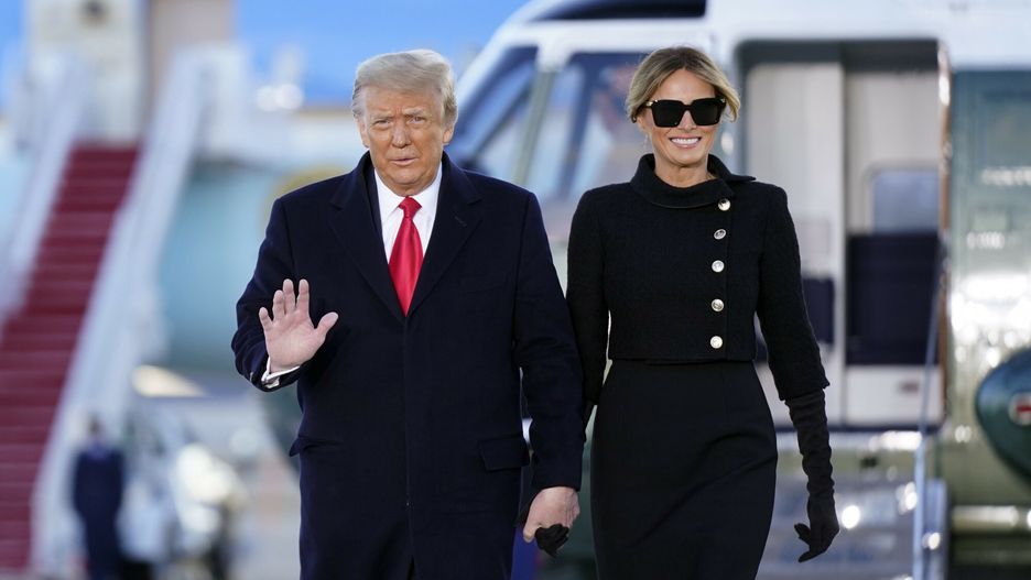 Melania i Donald Trumpowie