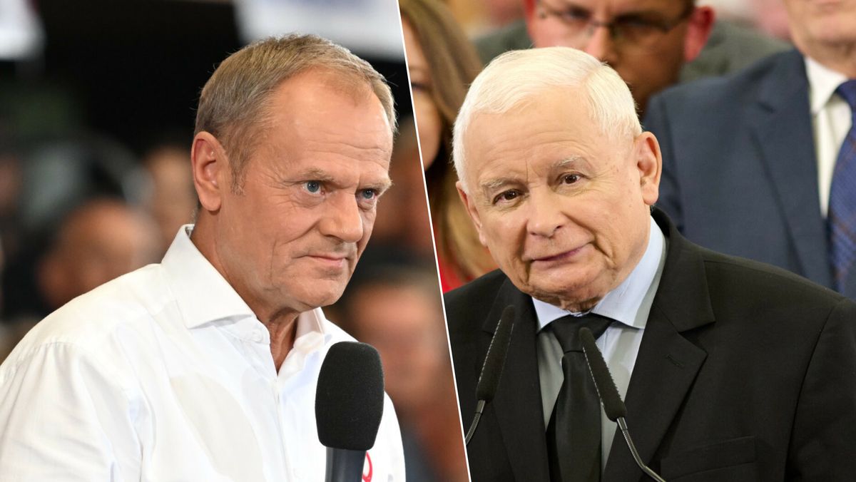 Zwrot ws. debaty TVP. Kaczyński reaguje po słowach Tuska, lawina reakcji w sieci