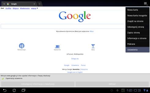 Mobilna wersja strony WWW