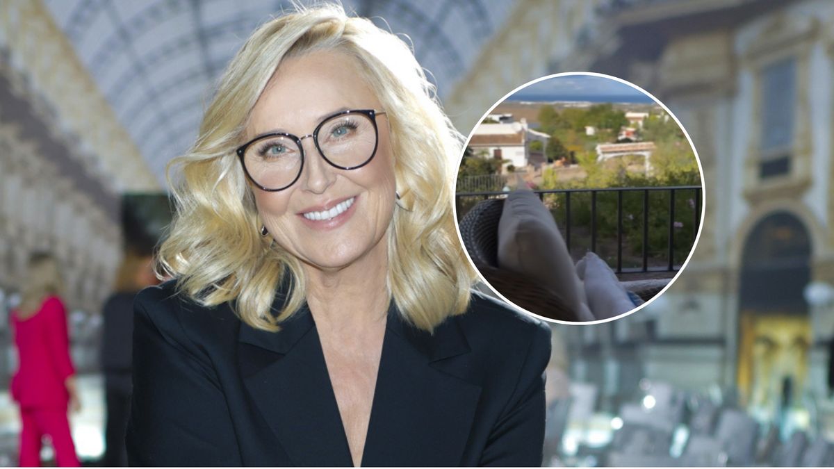 Z domu Agaty Młynarskiej rozciąga się piękny widok