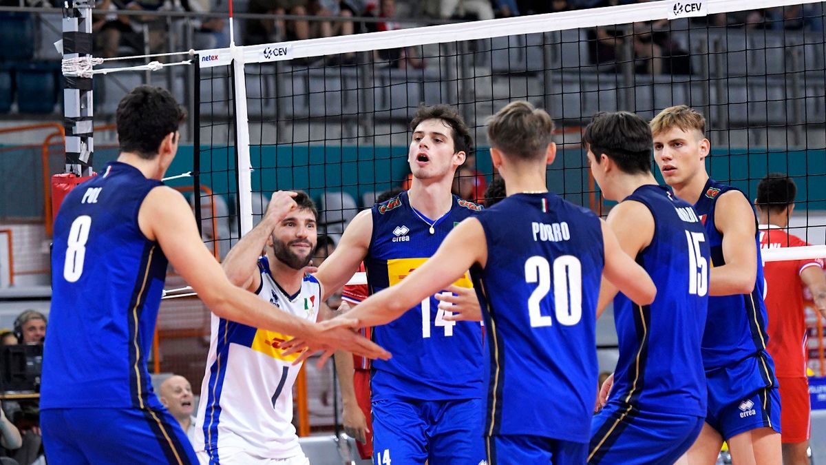 Materiały prasowe / CEV / Na zdjęciu: reprezentacja Włoch U-22