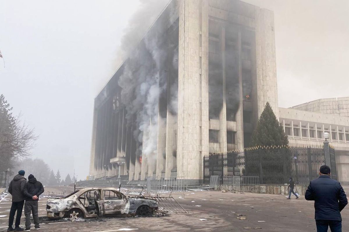 Według relacji dawna stolica Kazachstanu Ałmaty najdłużej stawiała opór w tłumionych przez reżim protestach 