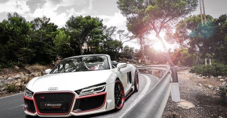 Audi R8 Spyder po modyfikacjach Regula Tuning