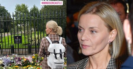 Małgorzata Foremniak osobiście żegna królową Elżbietę przed zamkiem Windsor (FOTO)