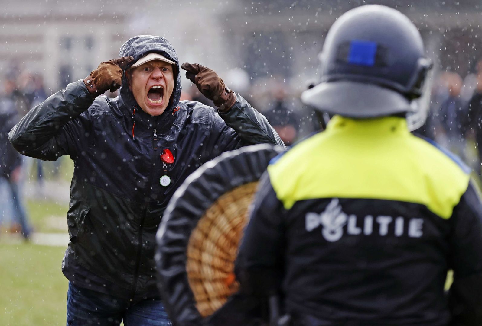 Protestujący starli się z policją