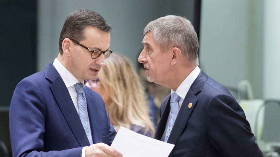 Mateusz Morawiecki z premierem Czech Andriejem Babisem