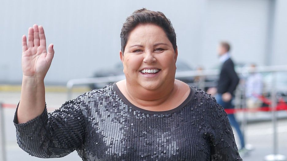 Dorota Wellman na konferencji prasowej "Dzień Dobry TVN" 