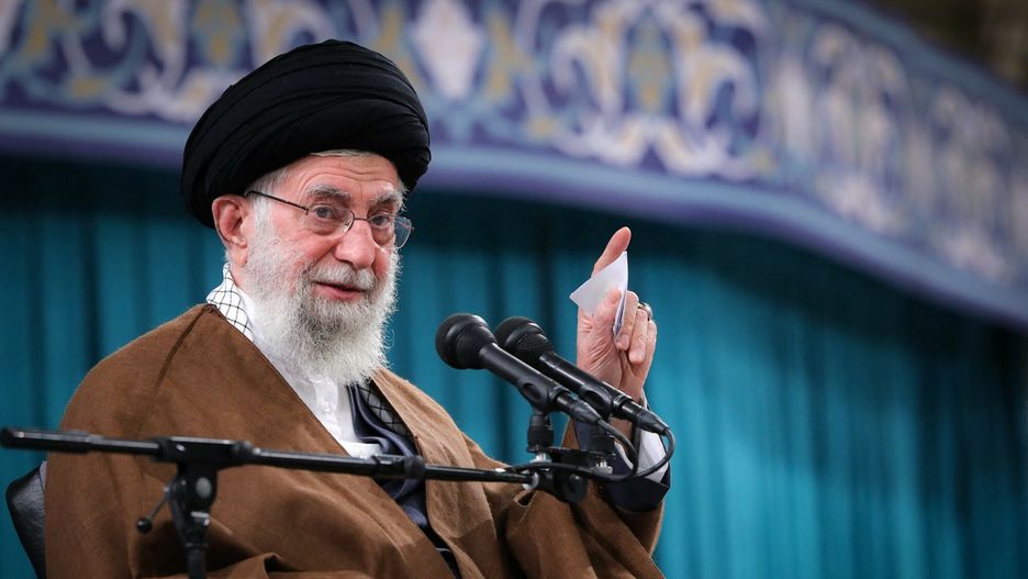 arch49
Iran's Supreme Leader Ayatollah Ali Khamenei met with a group of eulogists in the capital Tehran, Iran on January 23, 2022. Photo by SalamPix/ABACAPRESS.COM
SalamPix/ABACA