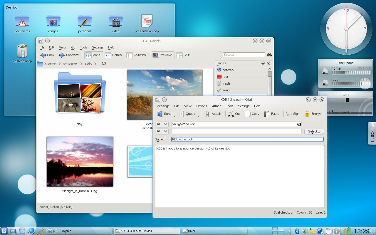 KDE 4.3: nowa odsłona KDE w domyślnej słodkości