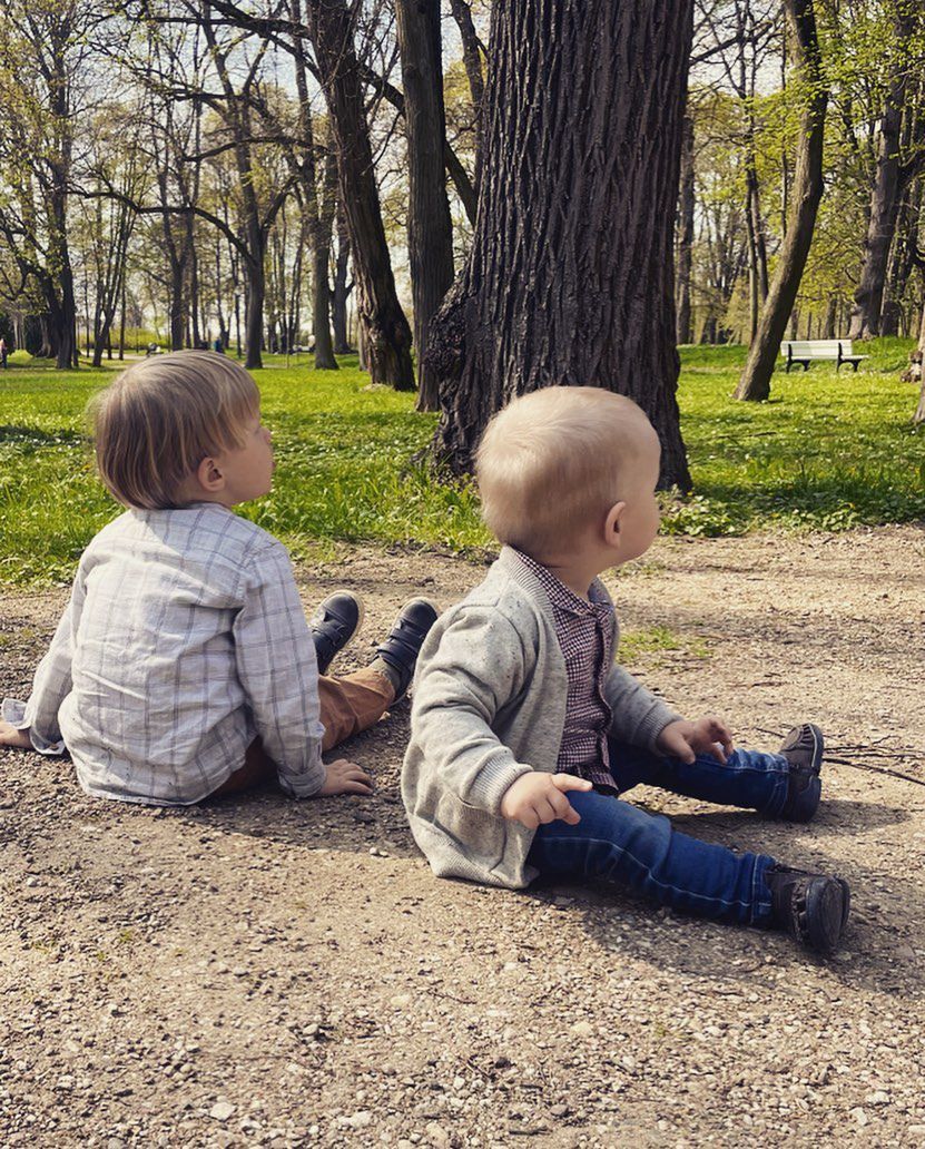 Emilia Komarnicka pokazała synów