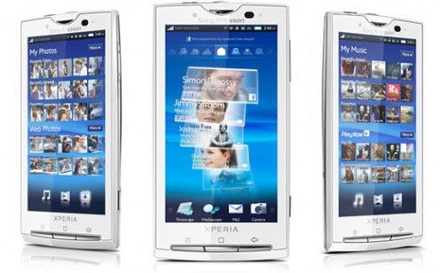 Multitouch w Sony Ericsson X10 oficjalnie od nowego roku
