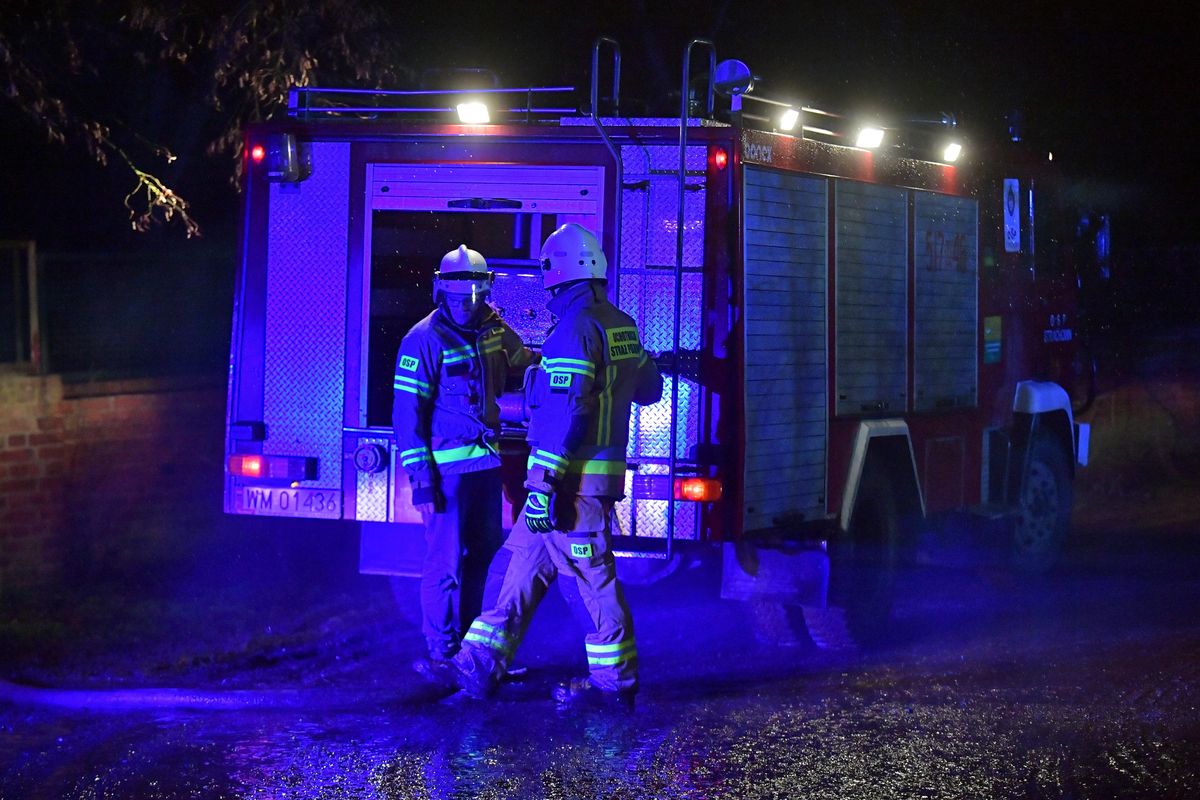 Pożar w szkole. Mieszkają tam uchodźcy z Ukrainy (zdjęcie ilustracyjne)