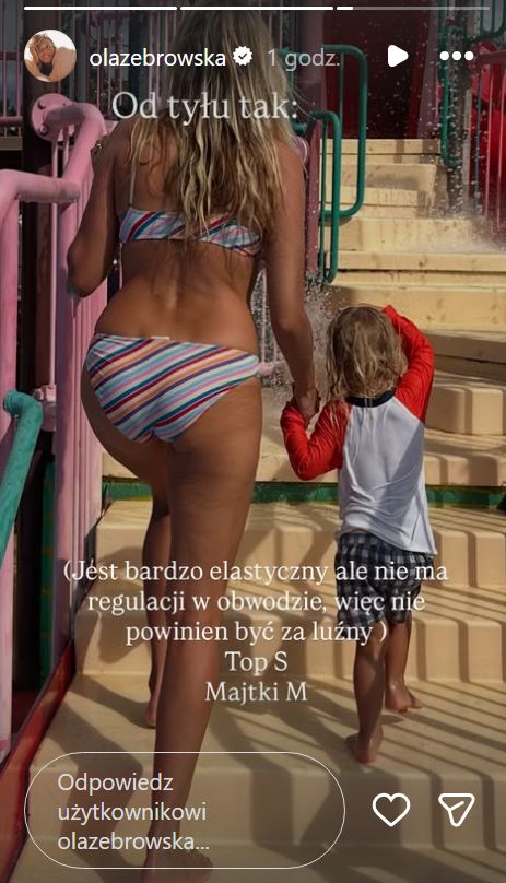 Ola Żebrowska w bikini