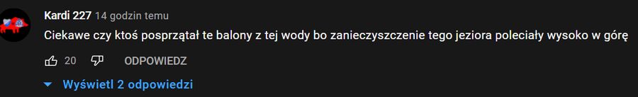 Społeczność doszukała się problemu we wrzucaniu balonów do wody