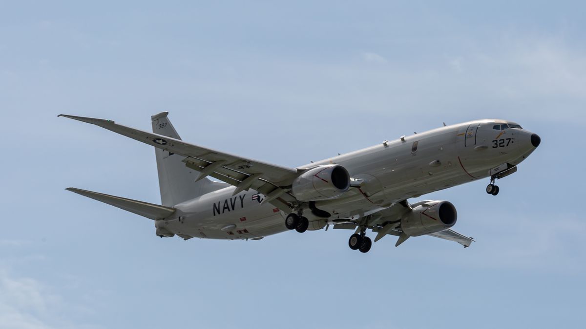 Amerykański P-8A Poseidon.