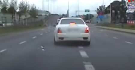 Pościg za maserati ulicami Warszawy. Kierowca miał dużo na sumieniu