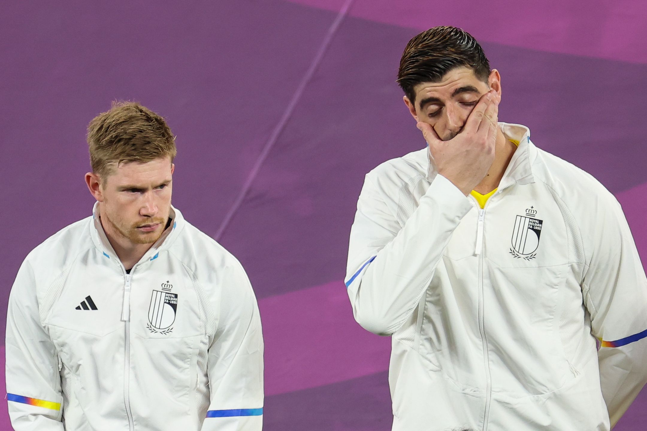Kevin de Bruyne i Thibaut Courtois

