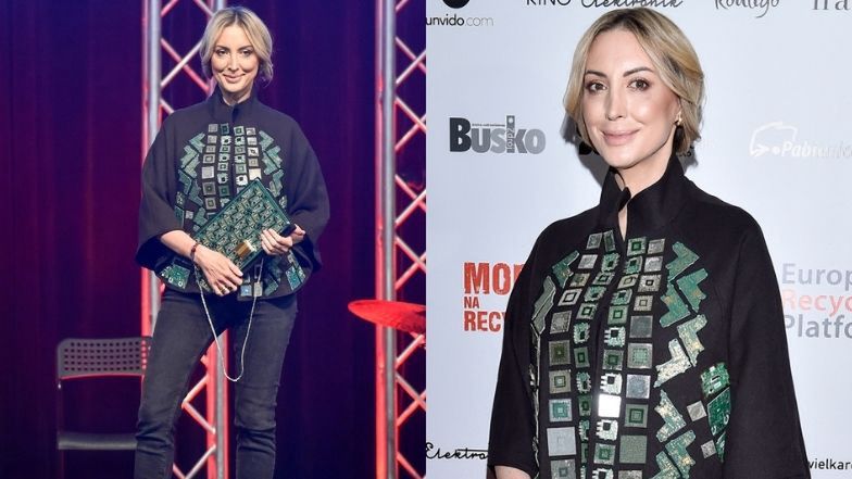 Celebrytki na pokazie "Moda na recykling 2"