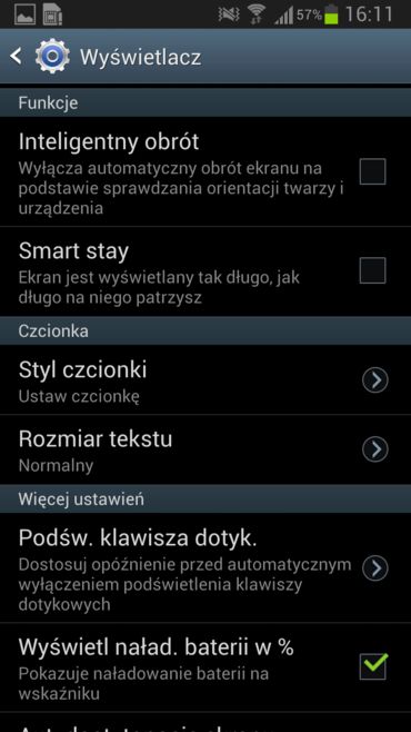 Samsung Galaxy Note II GT-N7100 - oprogramowanie