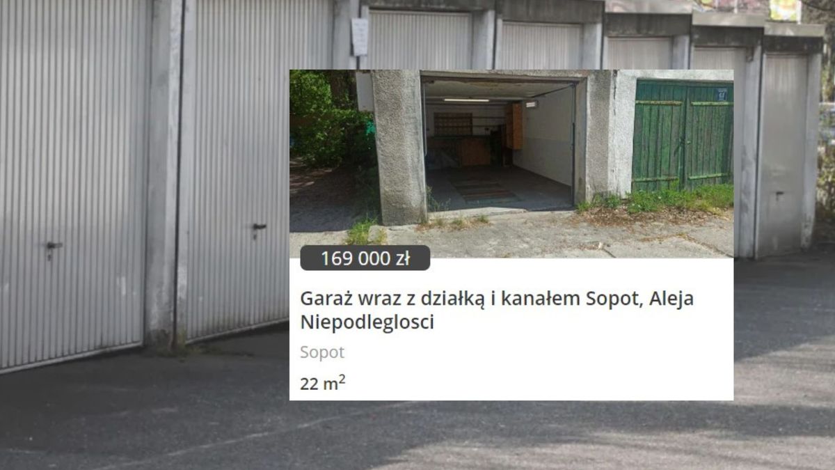 Ceny garaży w Trójmieście zwalają z nóg