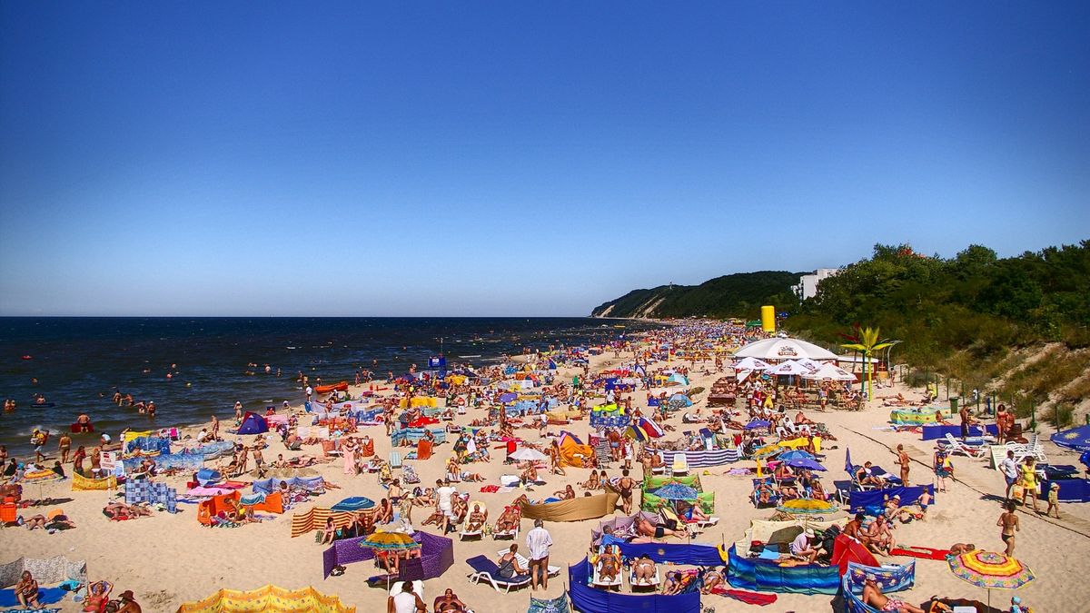 Plaża w Międzyzdrojach