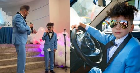 Krzysztof Rutkowski z synem pochwalili się zdolnościami WOKALNYMI na imprezie weselno-komunijnej. Tik Tok zalała fala nagrań (WIDEO)