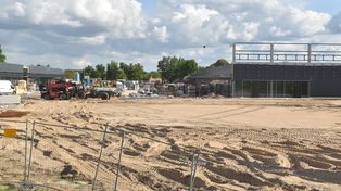 Krosno Odrzańskie: Trwa budowa parku handlowego