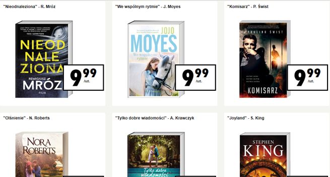 Biedronka z letnią promocją książek za 9,99 zł