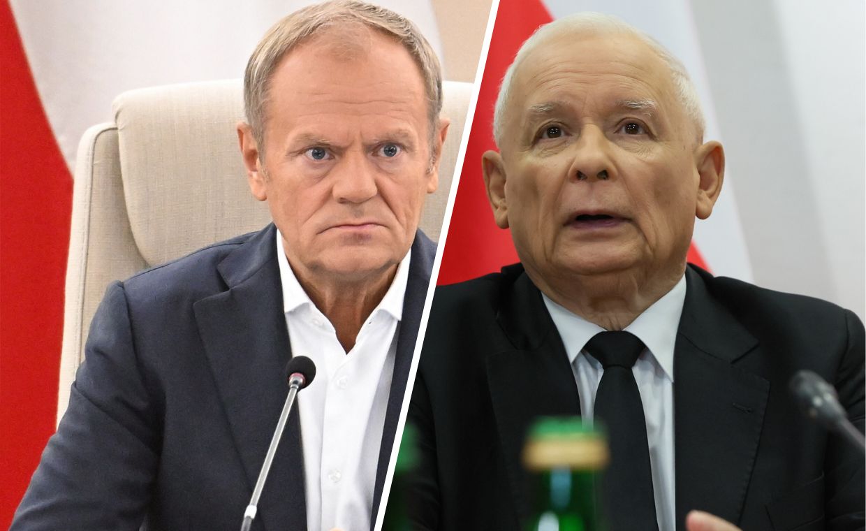 Donald Tusk i Jarosław Kaczyński