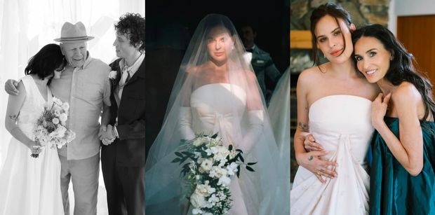 Zmagający się z nieuleczalną chorobą Bruce Willis pojawił się na ślubie córki (ZDJĘCIA)