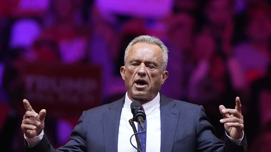 Temporary
FILE - Robert F. Kennedy Jr., speaks before Republican presidential nominee former President Donald Trump at a campaign rally at Madison Square Garden, Oct. 27, 2024, in New York. (AP Photo/Evan Vucci, File)
Evan Vucci