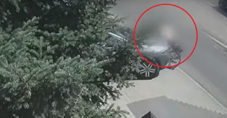 Potrącenie rowerzystki w Mysłowicach. Policja publikuje nagranie