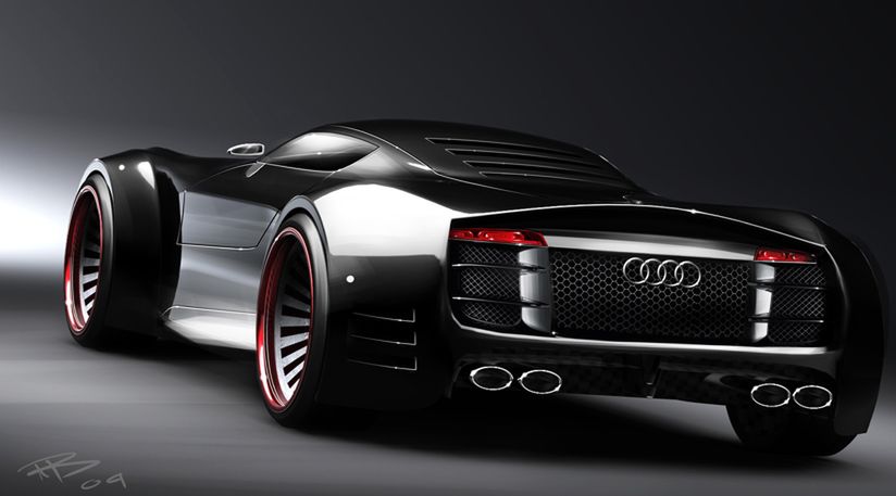Audi R10 Concept - nieoficjalna wizualizacja Marouane Bembli