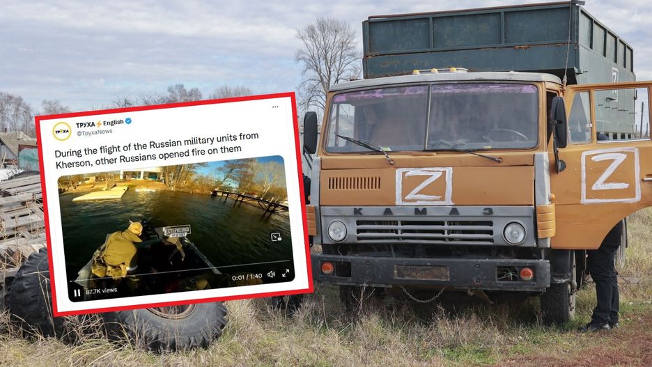 Ucieczka Rosjan z Chersonia