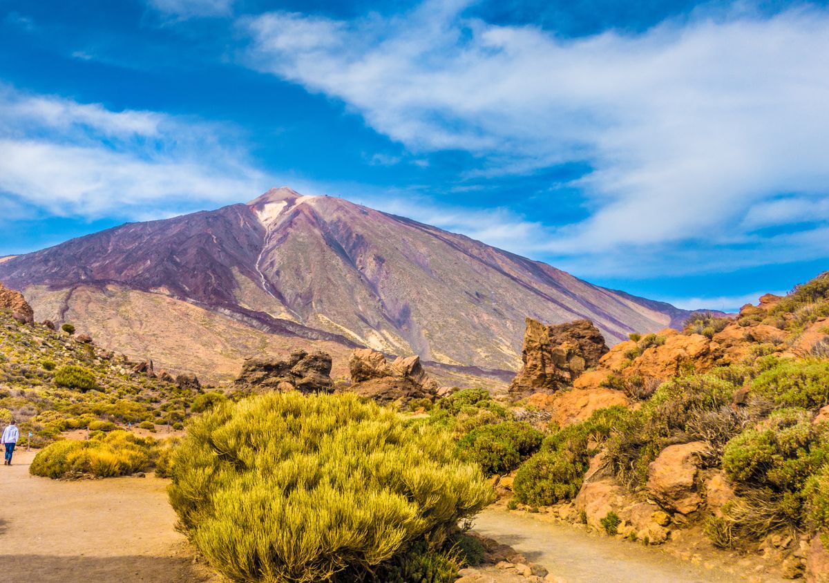 Teide to najwyższy szczyt w Hiszpanii