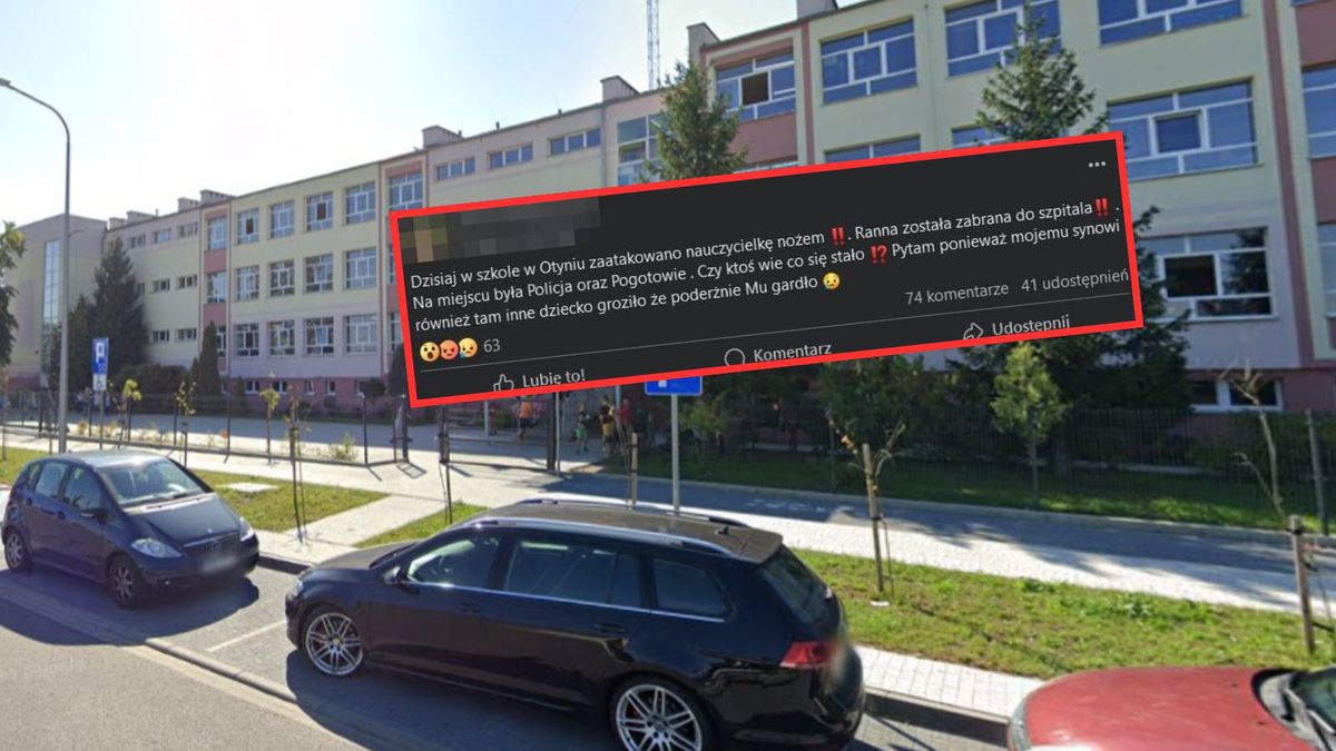 Szkoła w Otyniu. Policja o sprawie incydentu