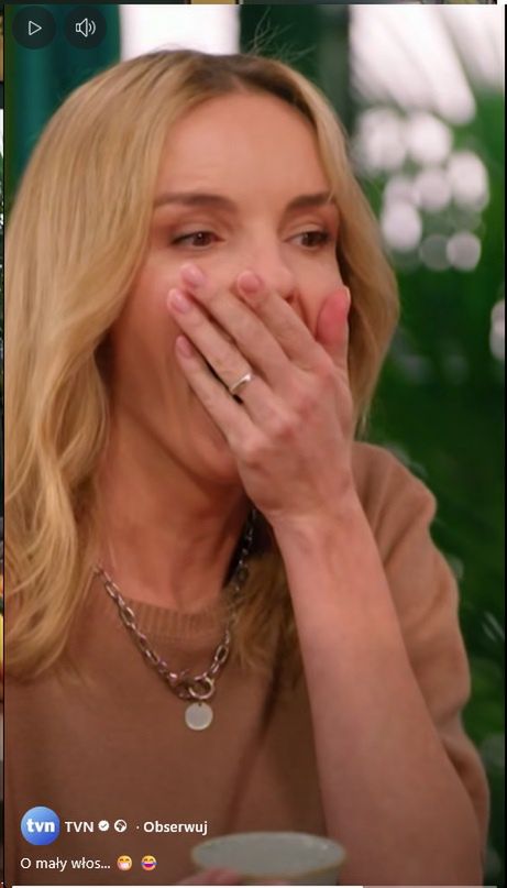 Płomień na planie "Magda gotuje Internet"