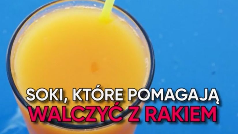 Soki są źródłem witamin i antyoksydantów, które wspierają nasz organizm w walce z nowotworem 