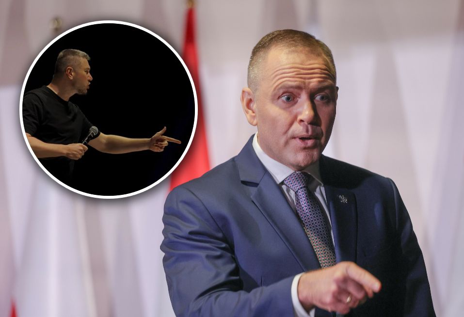 Karol Nawrocki i starcie z TVN. Słynna scena tematem kabaretu