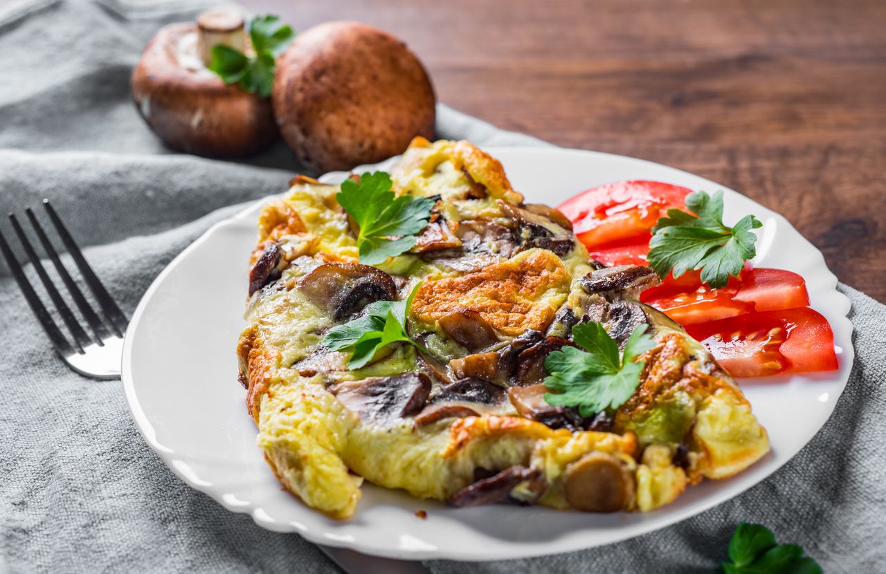 Szybki omlet bez mąki