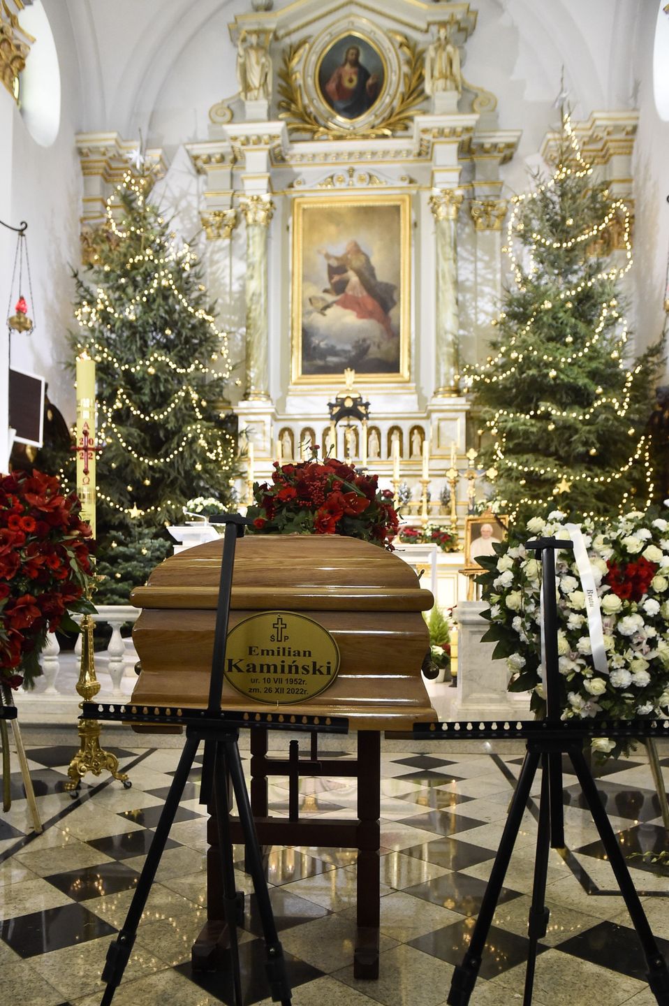 Kajetan Kamiński pożegnał ojca, Emiliana Kamińskiego