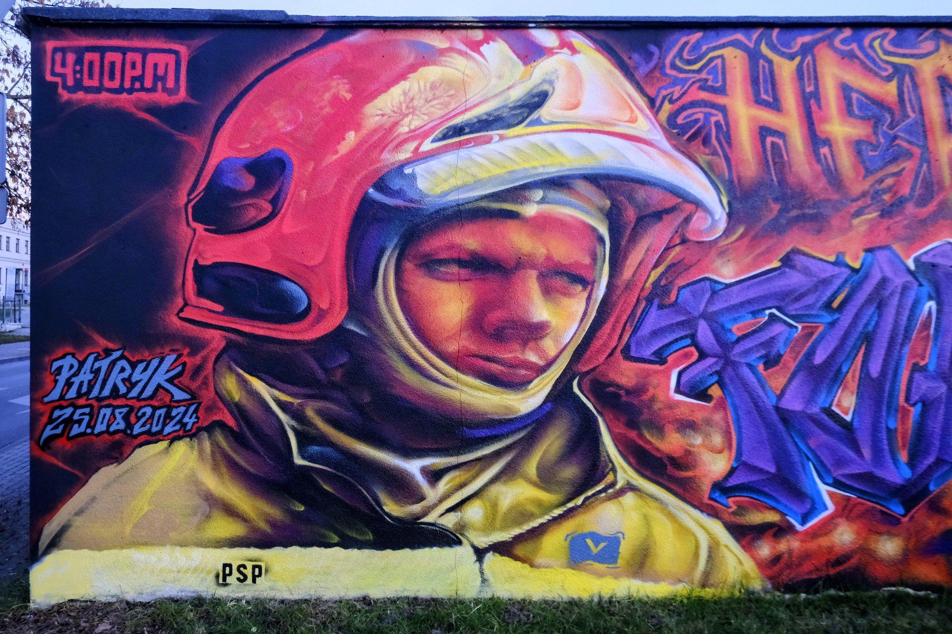 Mural na poznańskim Dębcu